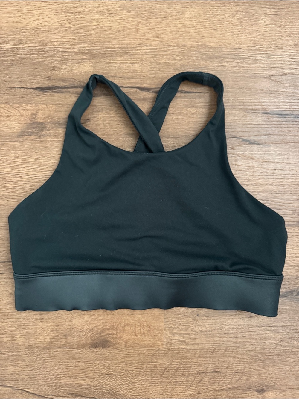 Fabletics Black Cross-Back Sports Bra